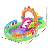 Bestway Kids Pool 295x190x137cm Inflatable Above Ground Swimming Play Pools 349L BW-POOL-PLAY-53117