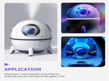 Astronaut Spaceship Humidifier with Night Light, Mini Mist Maker for Bedroom & Babies Room V1263-JX-3804