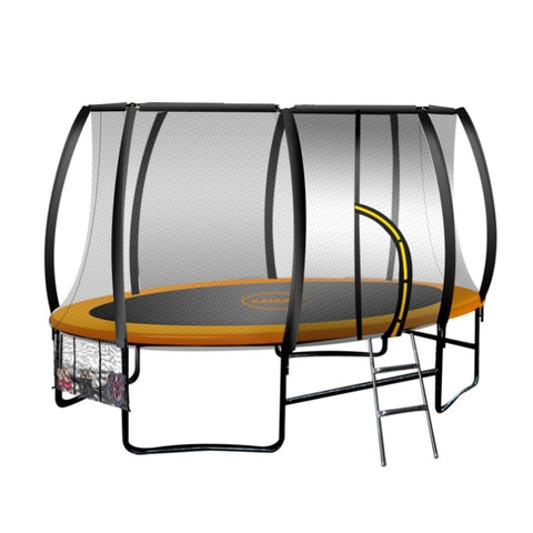 Kahuna Trampoline 8 ft x 14 ft Oval Outdoor - Orange TRA-FJP-OVL-814