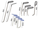23pcs PDR Tools Push Rods Spring Stainless Steel Dent Repair Kit Dent Removal Rods Set for Car Minor V985-DENTRODSKIT