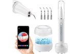 Teeth Kit Plaque Remover Tartar Remover with 4 Replaceable Heads Rechargeable Teeth V1263-JX-6531