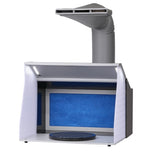 Airbrush Spray Booth, Portable Hobby Airbrush Paint Spray Booth Kit with 4 LED Light, Powerful Dual V952-PBSPQF404633C9KMSV3