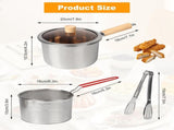Deep fryer - Deep fryer - Saucepan - Cooking pot - Frying basket - Doughnut pan - Dutch oven V1189-WXF-260203-00510
