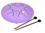 6in 8 Tones Tongue Drum with Mallets Music Book Musical Percussion Instruments for Meditation V1294-YM0714-3117210189212