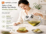 HOPER LAYER FA-K1501 Electric Glass Tea Kettle 1.5L Tea Maker SAA Certified V940-FA-K1501