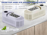 Portable Ice Machine Fast Ice Production in 10-15 Minutes Energy-Efficient Small Ice Maker with Low V1188-MS-325-1134