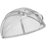 Firepit Spark Screen Lid, 30" Diameter, Outdoor Firepit Ring Cover Round Accessories, Fire Pit Metal V952-HKWZ201BXGQXT4Q0KV0