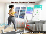 Everfit Treadmill Electric Walking Pad Under Desk Home Gym Fitness 400mm White TMILL-400-2IN1-WH