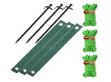 Tree Anchor Kit with Tree Support Clamps and Protective Wraps for Enhanced Gardening and Plant V1192-AZ-W-22309