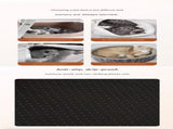 Grey XL size Cat Tunnel Bed House 4-Season Universal Removable Washable U-Shaped Cat Cave with V888-ELOSUNG50334