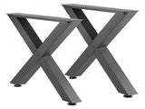 Table Legs, 750 x 790 mm Steel Furniture Legs, Modular Design, Easy Assembly, 1000 kg Max V952-ZTCFKXX2831IBPCFO001V0