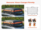 Roof Rack Basket, 1300 x 910 x 105 mm, Universal Rooftop Carrier with 44.1 x 34.3 x 10.2 in V952-HKSXLK5136IN4B8AWV0