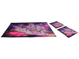 3PCS/Set Purple Bohemian Style Home Textile Bedding Set Quilt Cover with Pillowcases for Bedroom V1294-YM0901-3117210138612