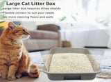 6X Cat Litter Box Pee , High Sided Litter Box Splash Guard, Seamless Urine Leakage Enclosure V1366-AZ2-W-17793