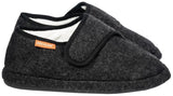 ARCHLINE Orthotic Plus Slippers Closed Scuffs Pain Relief Moccasins - EUR 35 V563-AS801-CHARCOAL-35