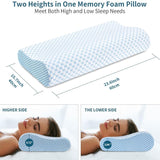 60 x 40CM Ergonomic Cooling Memory Foam Contour - Slow Rebound Cervical Neck Support Bed V888-ELOSUNG55247-3