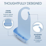 Adult Elderly - Comfortable Easy to Clean Silicone for Adults with Easy to Use Button Closure V1369-AZ3-W-18917