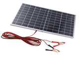Solar Panel 15W 18V High Efficiency Polycrystalline Solar Panel Kit with Clip for Car RV Marine V1294-YM0703-3114230072511