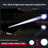 10000LM Super Bright LED Flashlight Rechargeable High Lumen Torch V1263-JX-4297