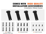 Shelf Bracket, 41 x 15.5 cm 4 Pcs, Heavy Duty Floating Shelf Brackets, Brackets for Shelves, 10mm V952-SJZJGBZJYGHWJF4D6V0