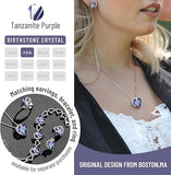 Infinity Love Heart Necklace, Birthstone Necklace for Women, Jewelry for Women with Healing V1164-325777