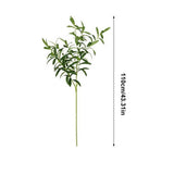 Olive Long Stem Olive Tree Branches Artificial Plants Olive Tree Branches for Small Vase Tabletop V1369-AZ3-W-21025