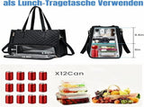 15.6 Inch 2-in-1 Insulated Leak-Proof Cooler Laptop Bag and Handbag, Black V1188-MS-325-0145