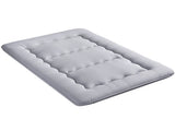 Giselle Bedding 10cm Japanese Floor Mattress Foldable Futon Mattress Washable Cover Straps FM-FUTON-135-10-GY