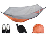 Orange And Grey Automatic Pop-Up Mosquito Net Hammock - 200kg Load Capacity, Lightweight Outdoor V888-ELOSUNG13735