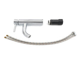 WELS Round Curve Kitchen Laundry Short Basin Mixer Vanity Sink Faucet Tap Chrome V1233-KRD103CR