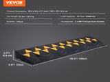 Rubber Curb Ramp 9.4 cm Rise Height Sidewalk Curb Ramp, 25 cm Width 100 cm Length Driveway Ramp for V952-SJDLYPDGB139420KPV0
