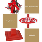 1.8M Christmas Lights Post Lamp LED Outdoor Decorations Jingle Jollys XMAS-MOT-LAMP-6FT-RED