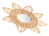 Rattan Innovative Art Decoration Makeup Mirror Retro Dressing Bathroom Wall Hanging MirrorFlower V1294-YM0715-3115210268612