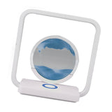 Moving Sand Art Desk Lamp USB Stepless Dimming 3D Dynamic Hourglass Sand Art Painting LED Night V1294-YM0901-3119230146312