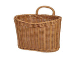 Plastic Woven Wall Hanging Storage Bask - Imitation Rattan Organizer for Bathroom, Kitchen, or V1369-AZ3-W-11078