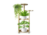 Levede Plant Stand Outdoor Indoor Flower Gold Medium UM1189-M-GD_NZ