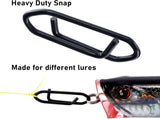 Fishing Power Clips Stealth Stainless Steel Speed Lure Quick Change Snap Connector Saltwater V1259-DP01-A-5307