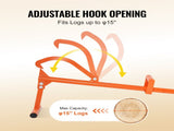 Timberjack, 46.5 in, 4 in 1 Heavy Duty Steel Log Lifter, Multifunctional Log Roller Adjustable Cant V952-YMQJDTZZDDHY9CJHJV0