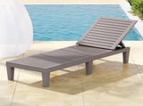 Gardeon Sun Lounge Adjustable Recliner Patio Outdoor Furniture Lightweight Brown FF-LOUNGE-PP-BR