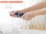 Homaxy Set of 8 Bulk Kitchen Towels Set, 12 x 12 Inches and 13 x 28 Inches, and Large Cotton Kitchen V1258-DP02-F-180