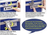 Locking Combination Medicine Box V178-27041