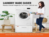 Laundry Pedestal 686mmmW x 366mmH, Washer And Dryer Base Stand Platform Universal Fit 299kg V952-XYJDZDCT2729XCSU3V0