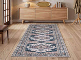 Artiss 60 x 300 cm Washable Runner Area Rug No Hard Glue Quilt-Like Soft for Home Decor, 0.5cm FLR-4857-60X300-BL