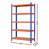 3 x 1.8M Giantz Garage Shelving Warehouse Rack WR-E-9X18-GVN-BOX3