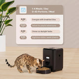 Timed Pet Feeder 2L, Programmable Portions, Washable, Battery/USB Operated V1232-CWWSQ-DS-001