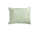 Vintage Design Homewares Sage French Linen Filled Cushion Square - 55cm x 55cm V442-HIN-CUSHION-FRENCHLINEN-SAGE-SQ
