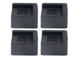4pcs Bed Corner Fixed Casters Increasing Height 2200 Lb Load Bearing Plastic Furniture Leg V1294-YM0715-3117220134711