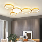 LED Golden Ceiling Light with Remote Control, 54W V178-36501