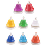 Desk Bells, 8 Notes Diatonic Metal Hand Bells, Rainbow Music Bells, Musical Learning Teaching V1370-AZ4-07777