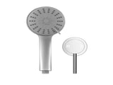 Cefito 4.5" Handheld Shower Head Round with Wall Bathroom Mixer Silver SHOWER-A4-RO-SI-MIXER-RO
